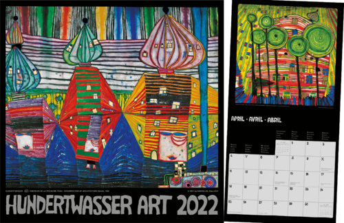 Hundertwasser Broschürenkalender Art 2022